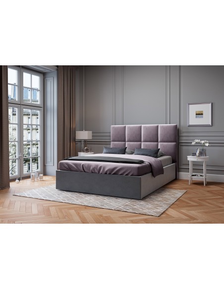 Tête De Lit En Velours, Couleur Lavande, Begonia, Marque Mazzini Sofas