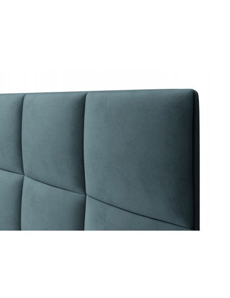 Tête De Lit En Velours, Couleur Pétrole, Begonia, Marque Mazzini Sofas Tête De Lit En Velours, Couleur Pétrole, Begonia, Marque Mazzini Sofas