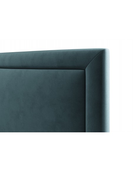 Tête De Lit En Velours, Couleur Pétrole, Primevere, Marque Mazzini Sofas