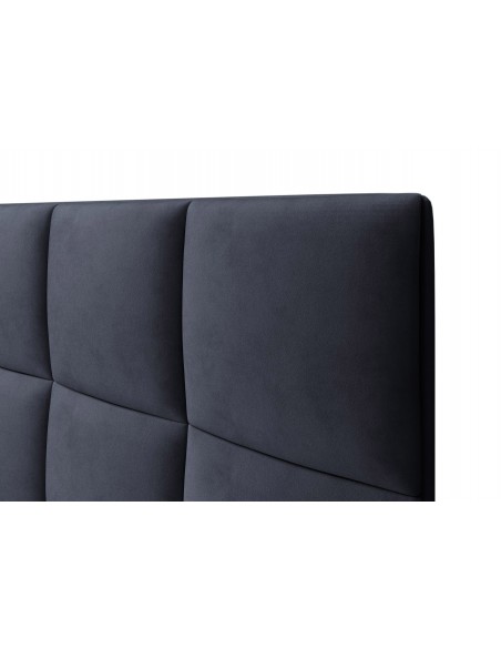 Tête De Lit En Velours, Couleur Bleu Foncé, Begonia, Marque Mazzini Sofas Tête De Lit En Velours, Couleur Bleu Foncé, Begonia, Marque Mazzini Sofas