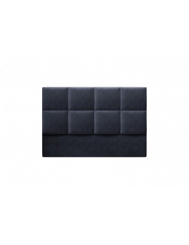 Tête De Lit En Velours, Couleur Bleu Foncé, Begonia, Marque Mazzini Sofas