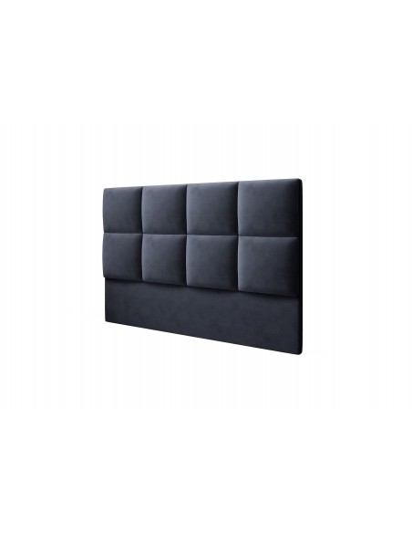 Tête De Lit En Velours, Couleur Bleu Foncé, Begonia, Marque Mazzini Sofas