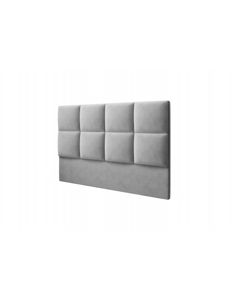 Tête De Lit En Velours, Couleur Gris Clair, Begonia, Marque Mazzini Sofas