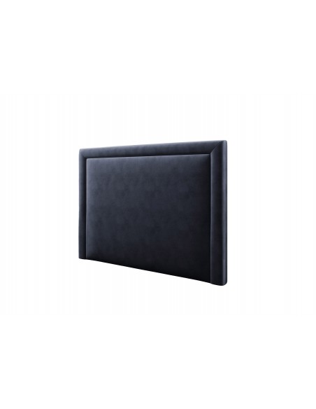 Tête De Lit En Velours, Couleur Bleu Foncé, Primevere, Marque Mazzini Sofas