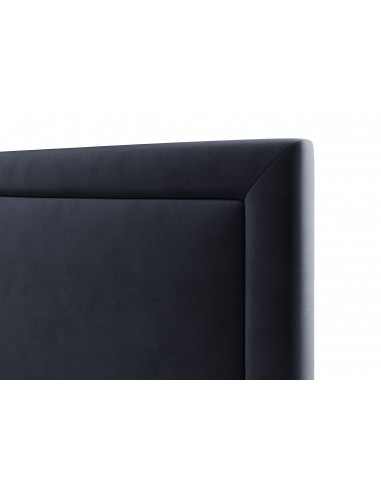 Tête De Lit En Velours, Couleur Bleu Foncé, Primevere, Marque Mazzini Sofas
