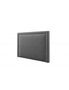 Tête De Lit En Velours, Couleur Gris Foncé, Primevere, Marque Mazzini Sofas