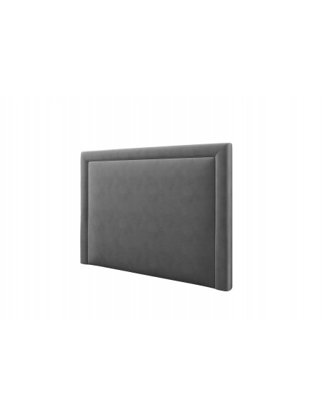 Tête De Lit En Velours, Couleur Gris Foncé, Primevere, Marque Mazzini Sofas