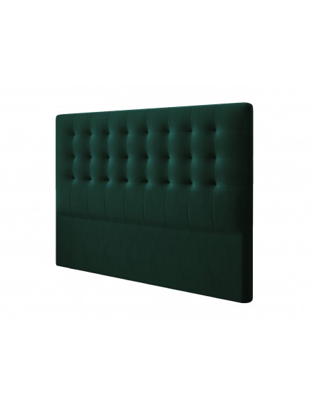 Tête De Lit En Velours, Couleur Vert Bouteille, Athena, Marque Windsor & Co